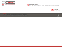 Tablet Screenshot of camtexgroup.com